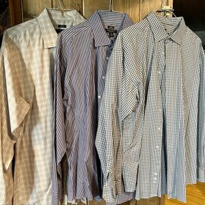3 Pronto Uomo dress shirts. Selling all 3 together.